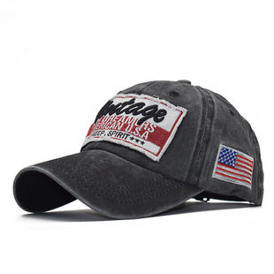 Outdoor Tide Embroidered R-Ball Cap