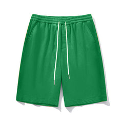 Men's Big Size Solid Color Summer Athletic Shorts