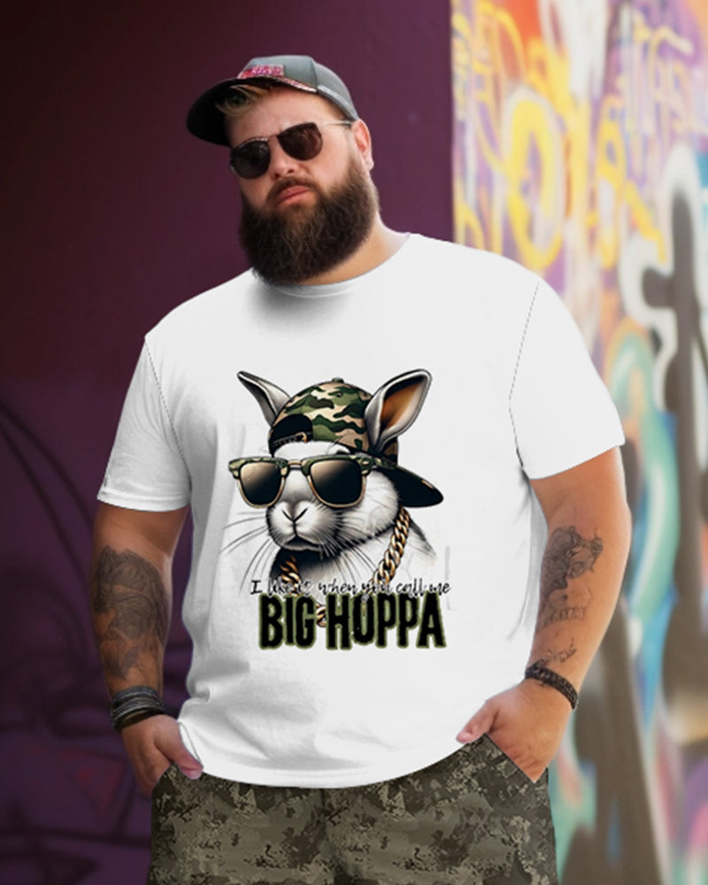 Easter Camo Bunny BIG HUPPA Print Large Men's Set
