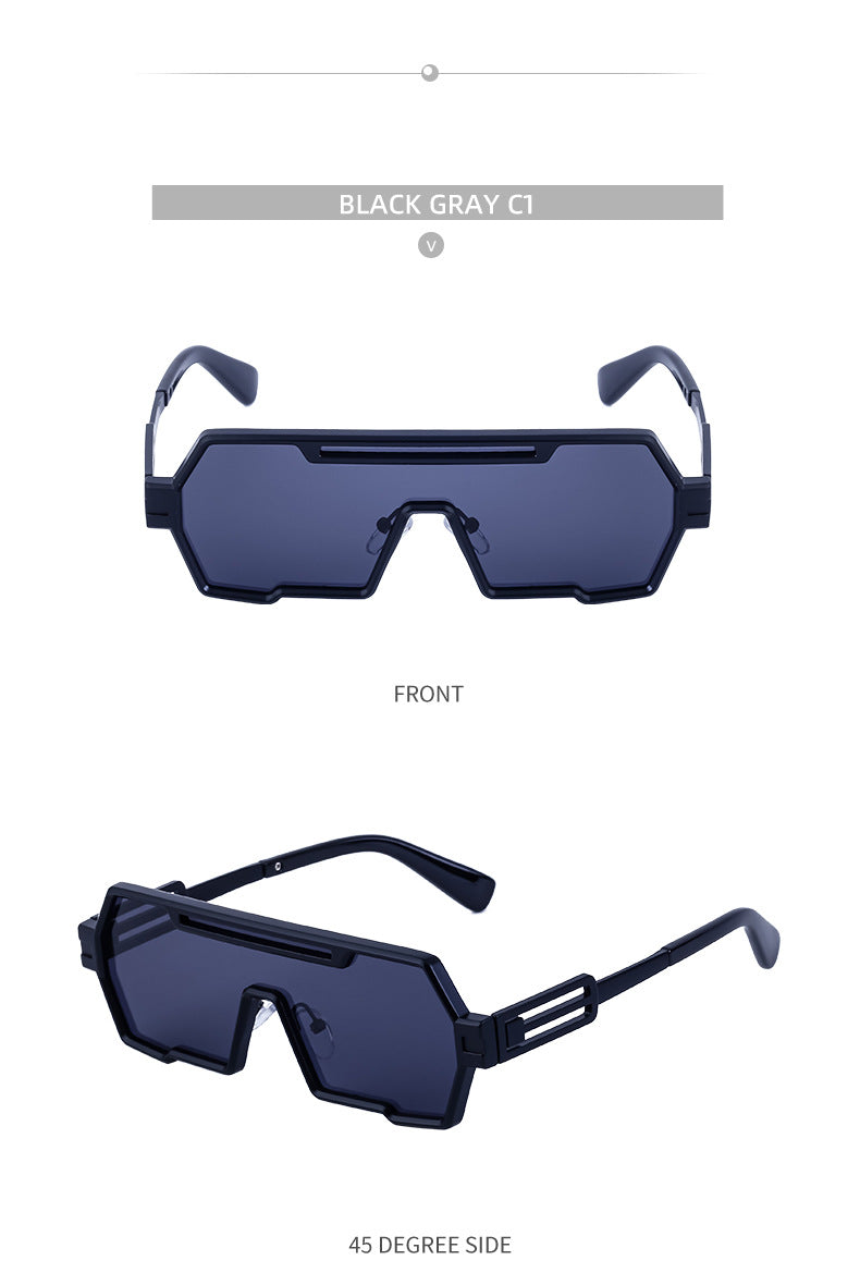 Retro Steampunk Irregular Sunglasses