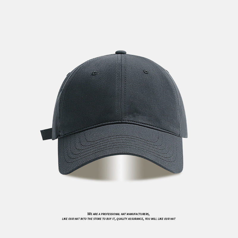 Simple Joker Solid Color Big Head Baseball Cap Cap