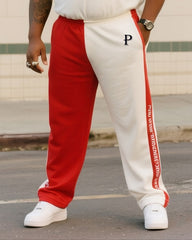 Men's Plus Size Daily Casual Simple Fashion Color Matching Short Sleeve POLO Trousers Suit