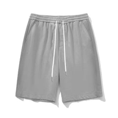 Men's Big Size Solid Color Summer Athletic Shorts