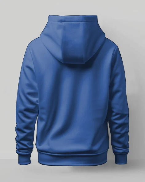 Men's Large Size Casual Street Solid Color Zipper Hoodie