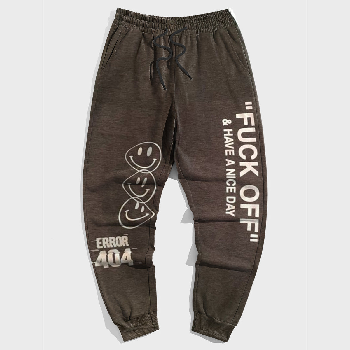 Street Style Plus Size Men's Casual Vintage Trousers