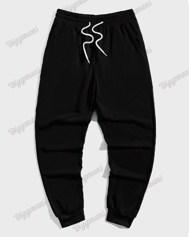 Big Men's 2 Piece Tracksuit Casual Poker Queen Hoodie Pants Set