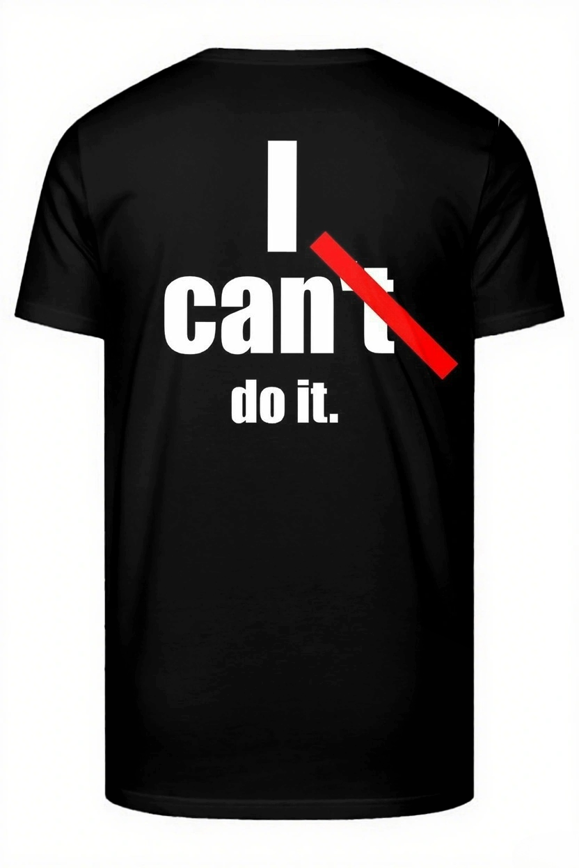 Can't=Courage Allows Now Today 2-Piece T-shirt Set