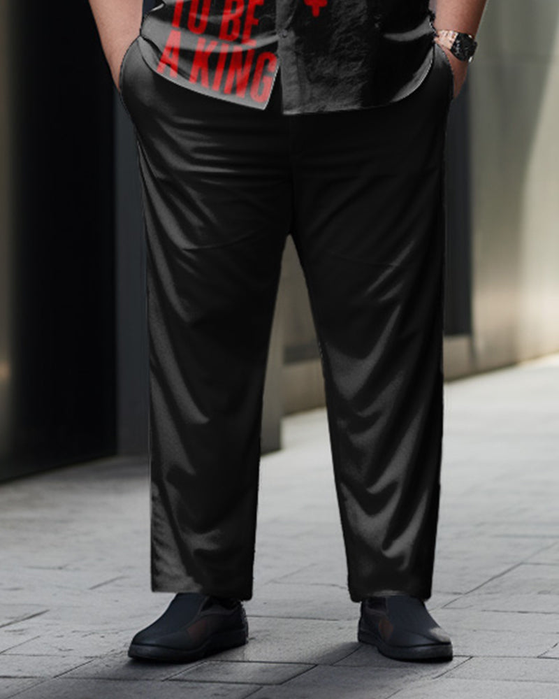 Plus Size Born To Be A King Walking Suit