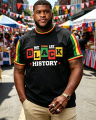 Big & Tall Men's Black Lives Matter Print Crewneck Short Sleeve T-Shirt