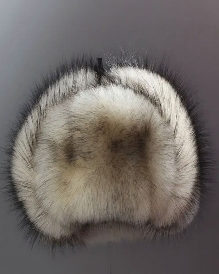 High-Quality Faux Mink Thickened Warm Adjustable Outdoor Hat