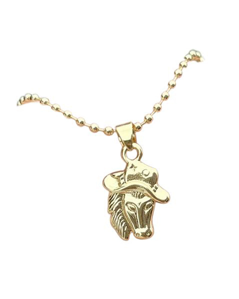 18K Gold-plated Horse Element Series Multi-style Necklace