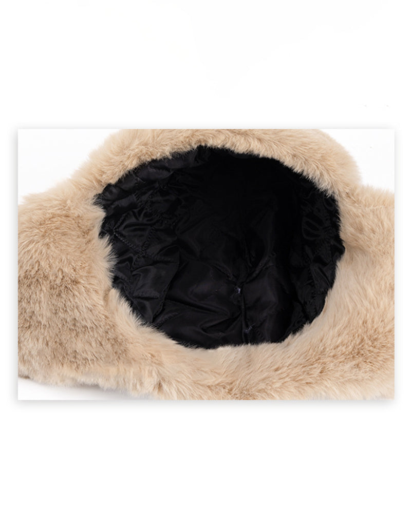 PU Thick Warm Ear Protection Cap