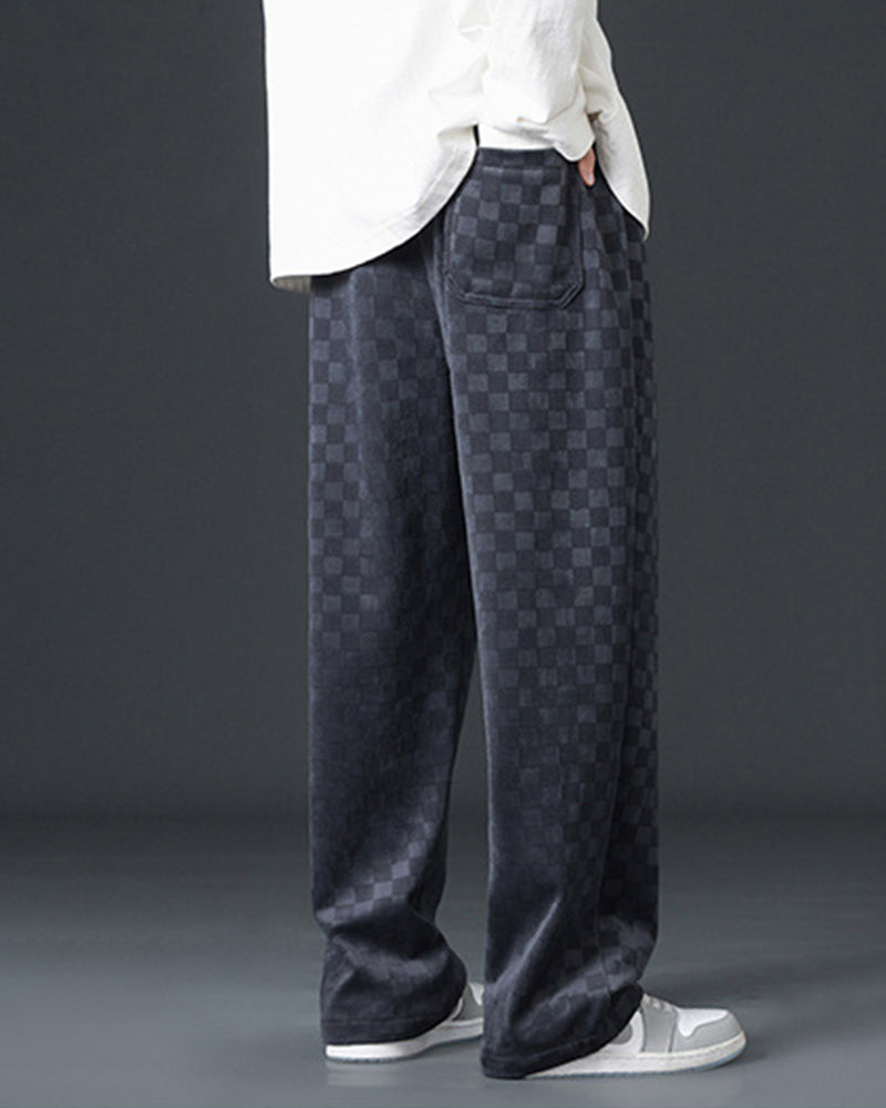 Big & Tall Men's Corduroy Straight Casual Pants M-4XL