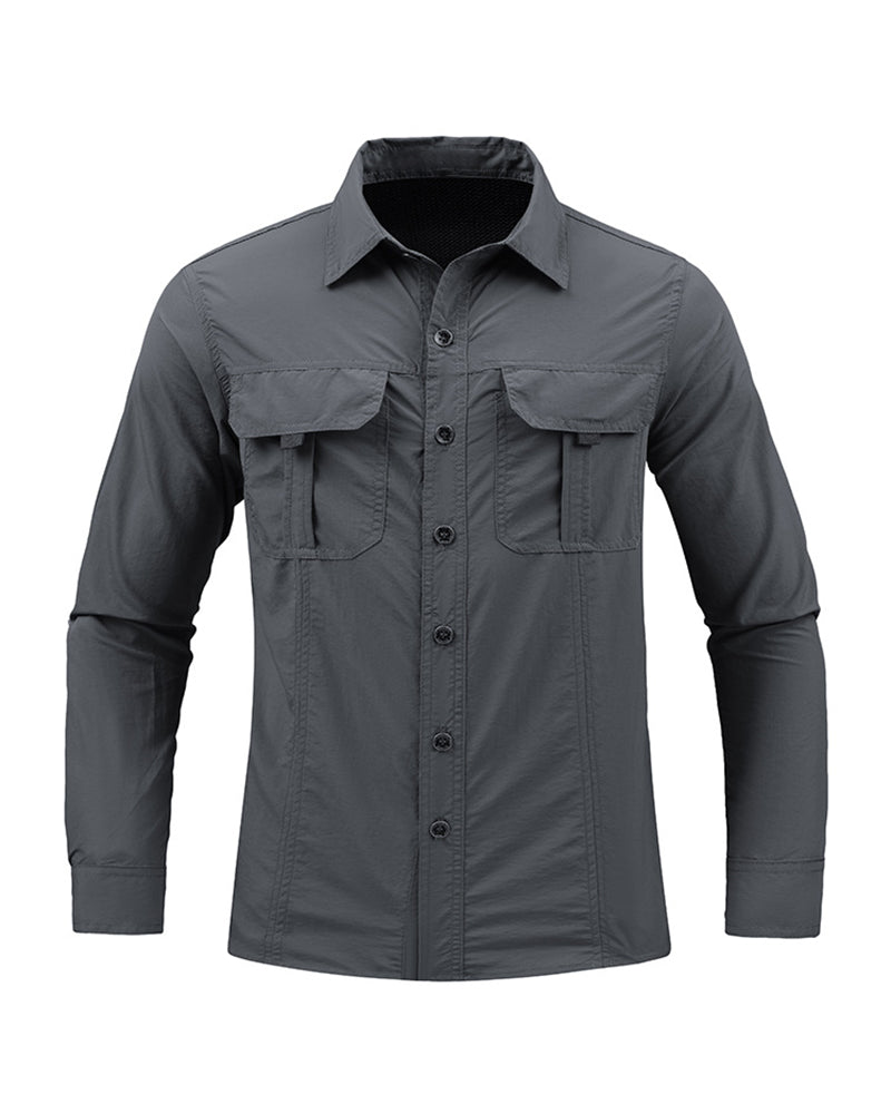 M-5XL Outdoor Quick Dry Ice Shirt