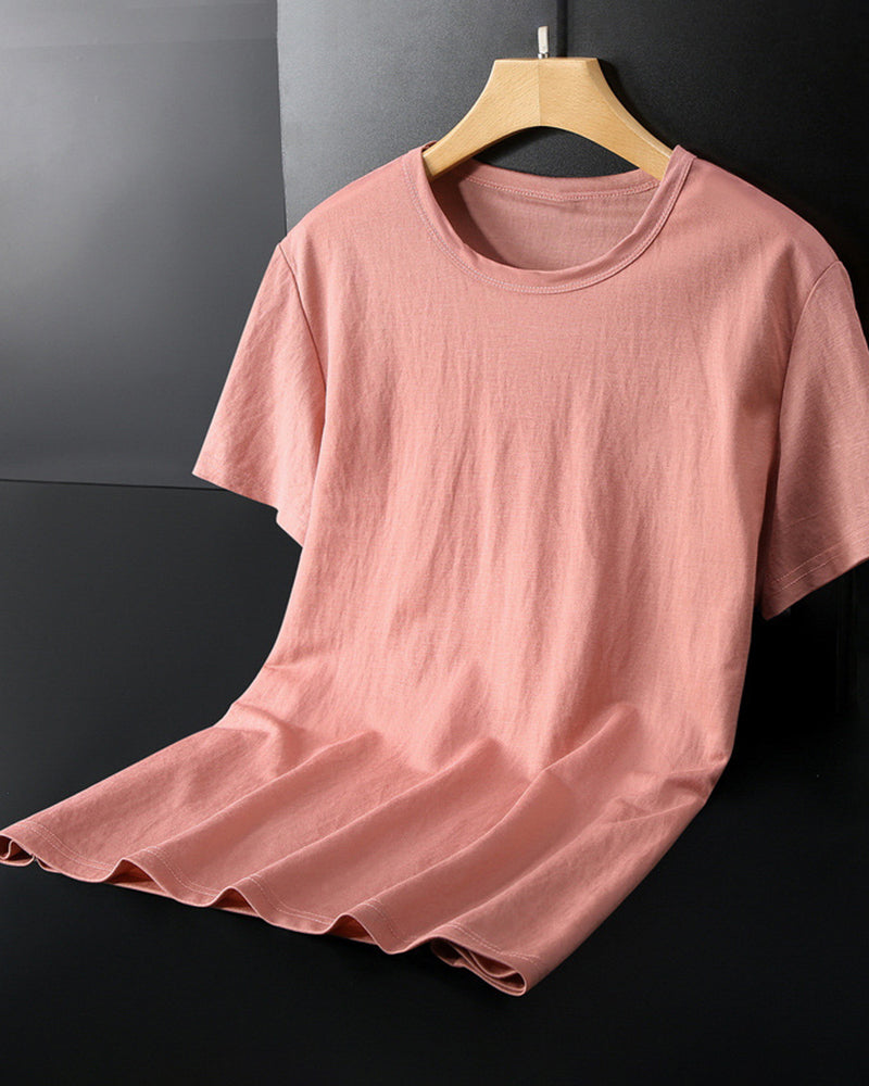 L-10XL Plus Fertilizer Increase Cotton And Linen T-shirt
