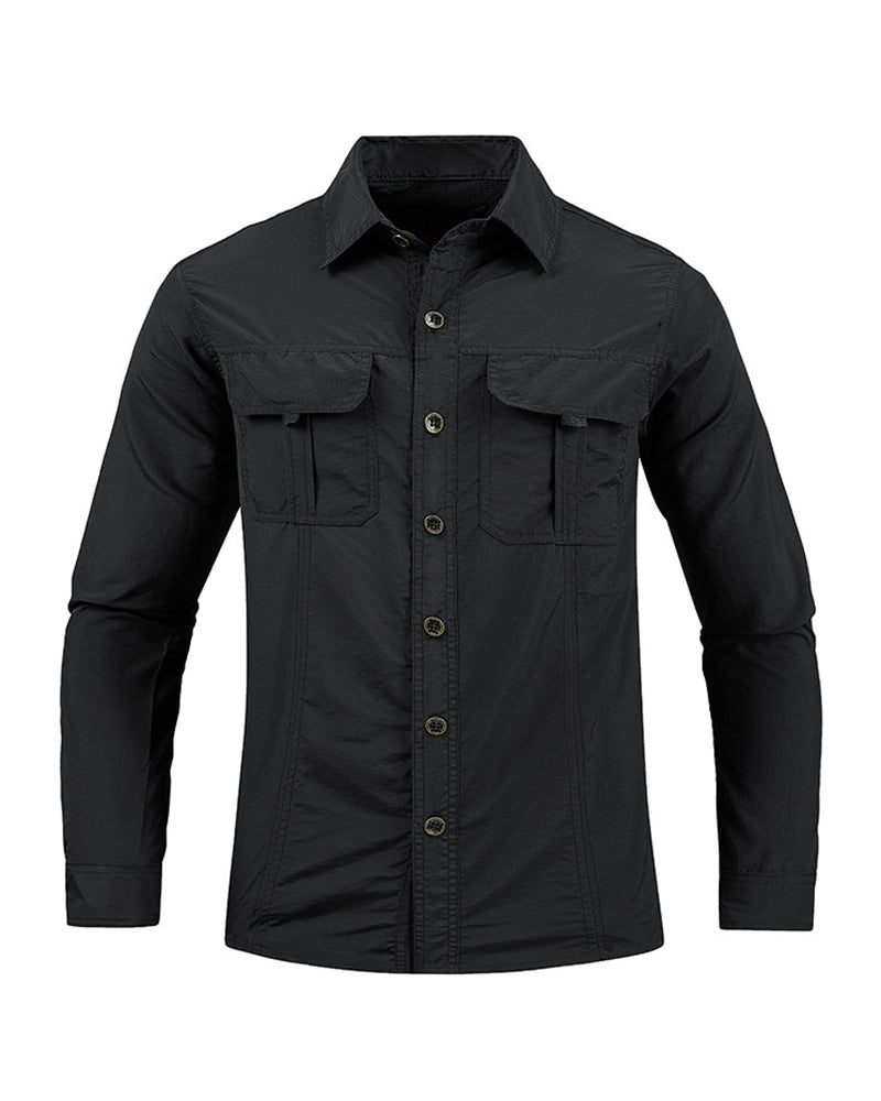 M-5XL Outdoor Quick Dry Ice Shirt