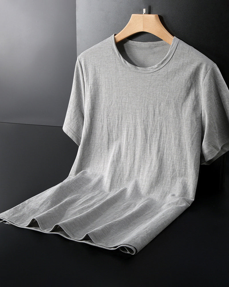 L-10XL Plus Fertilizer Increase Cotton And Linen T-shirt