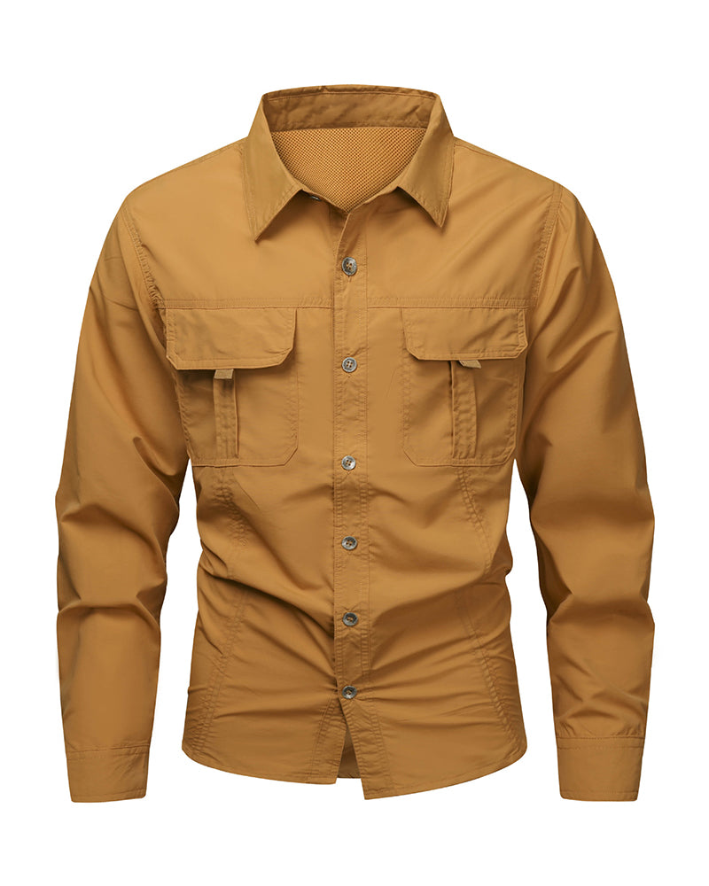 M-5XL Outdoor Quick Dry Ice Shirt