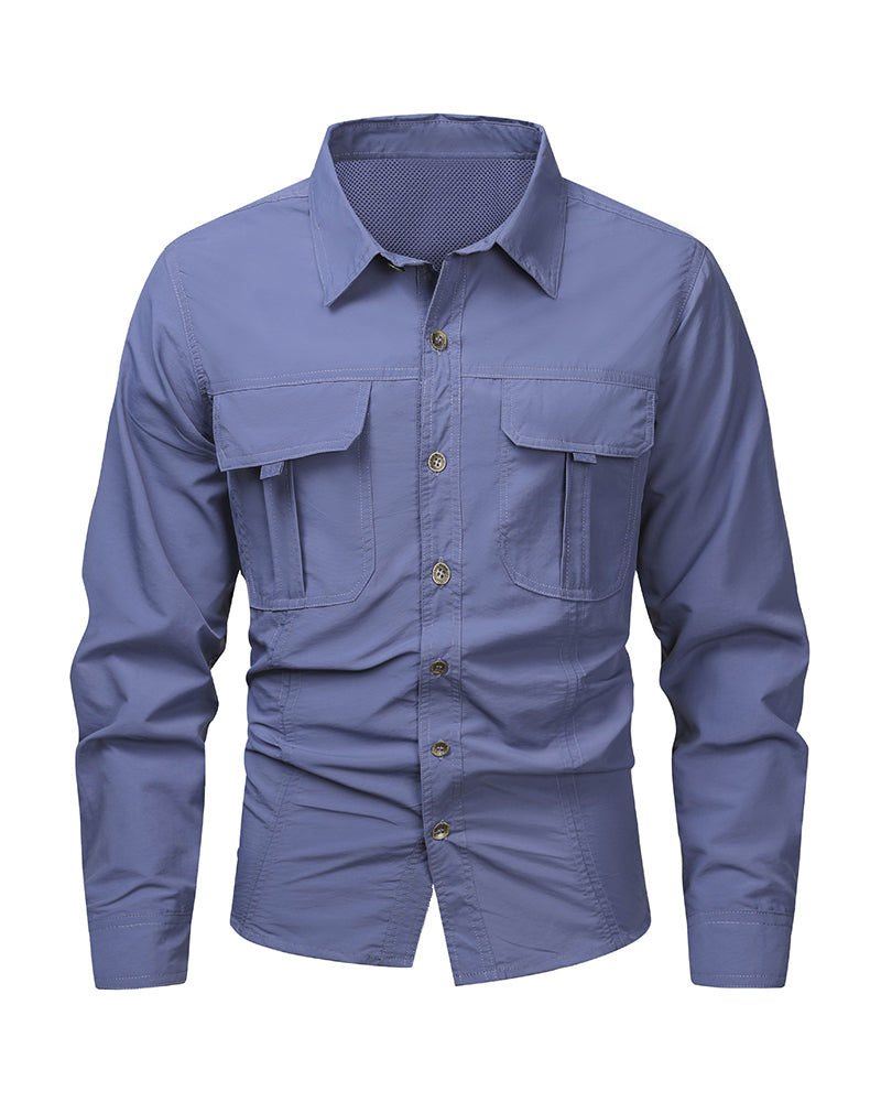 M-5XL Outdoor Quick Dry Ice Shirt
