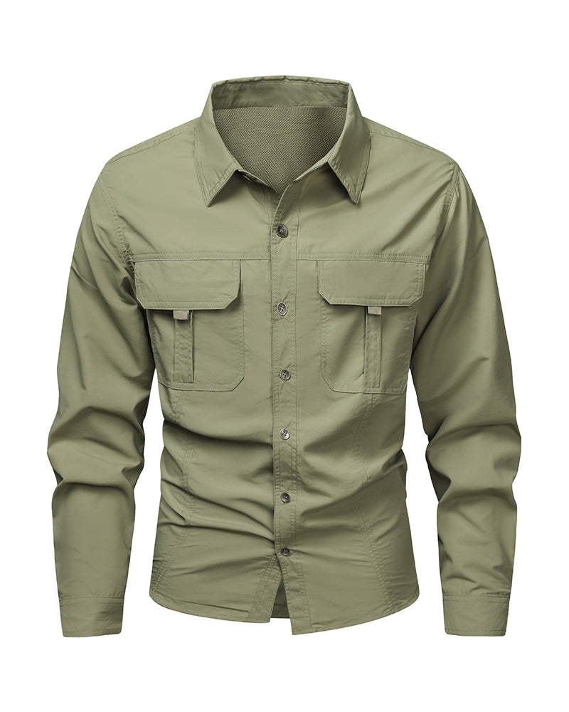 M-5XL Outdoor Quick Dry Ice Shirt