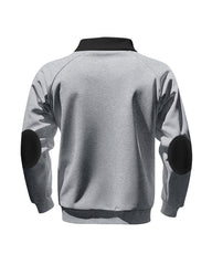 S-3XL Velvet Warm Zipper Stand Collar Personalized Patch Long Sleeve Sweater