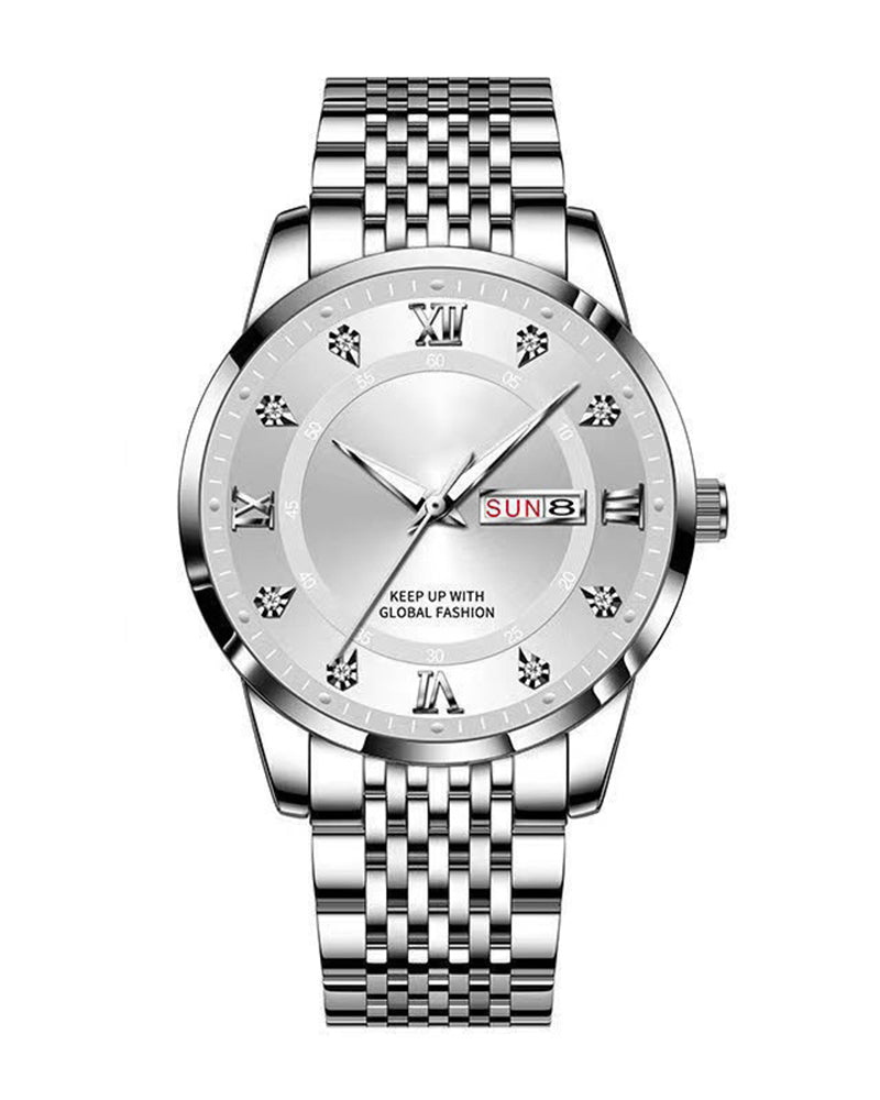 Men's Watch Waterproof Luminous Calendar Quartz Watch