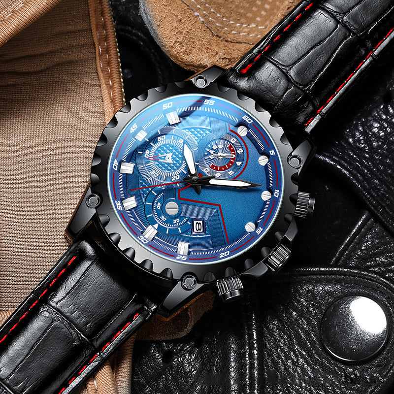 Black Samurai Automatic Mechanical Waterproof Luminous Men's Watch