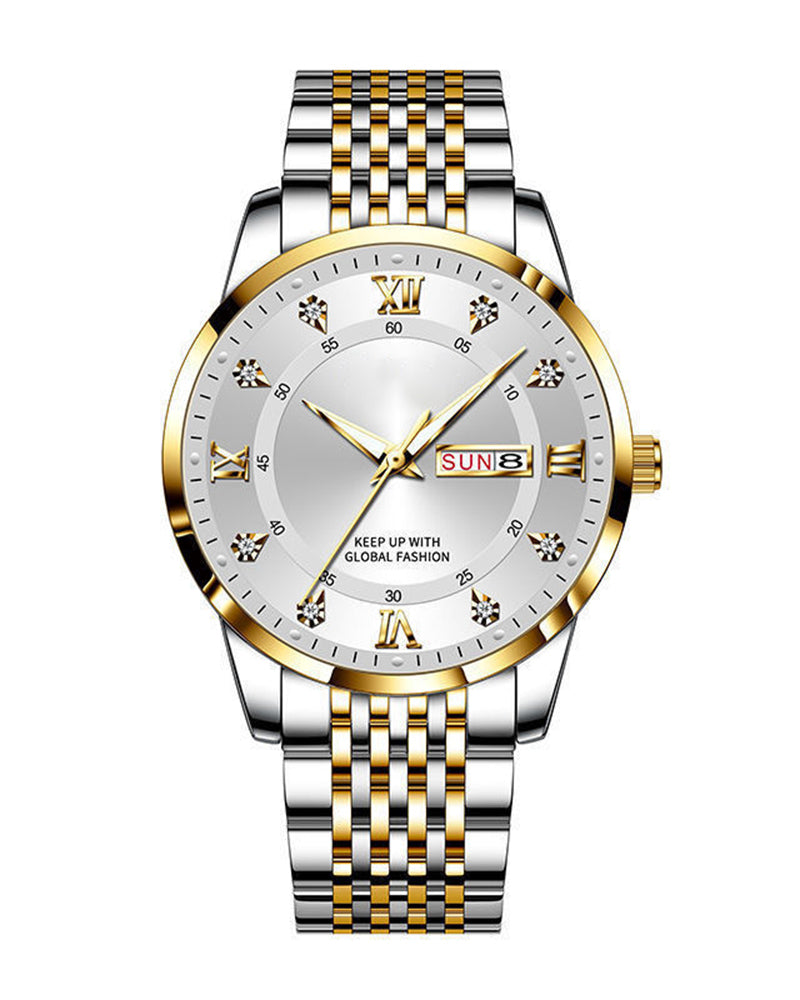 Men's Watch Waterproof Luminous Calendar Quartz Watch