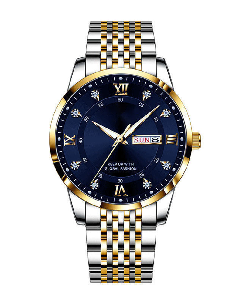 Men's Watch Waterproof Luminous Calendar Quartz Watch