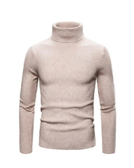 Big & Tall Men's Solid Color Turtleneck Base Sweater M-5XL