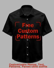 Customized Plus Size Short-sleeved Shirt (You Can Upload Pictures, Text, Logo, Etc. To Customize Your Interesting Short-sleeved Shirt )