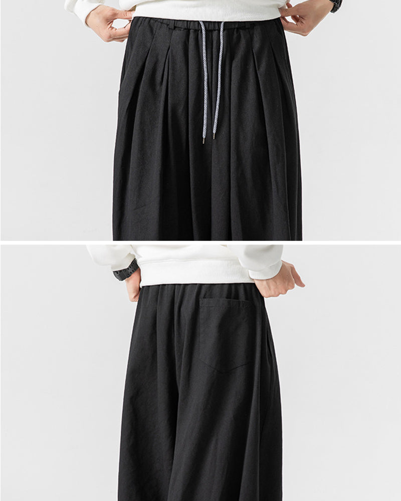 Big & Tall Men's Ultra-wide Loose Japanese Wide-leg Overalls M-5XL