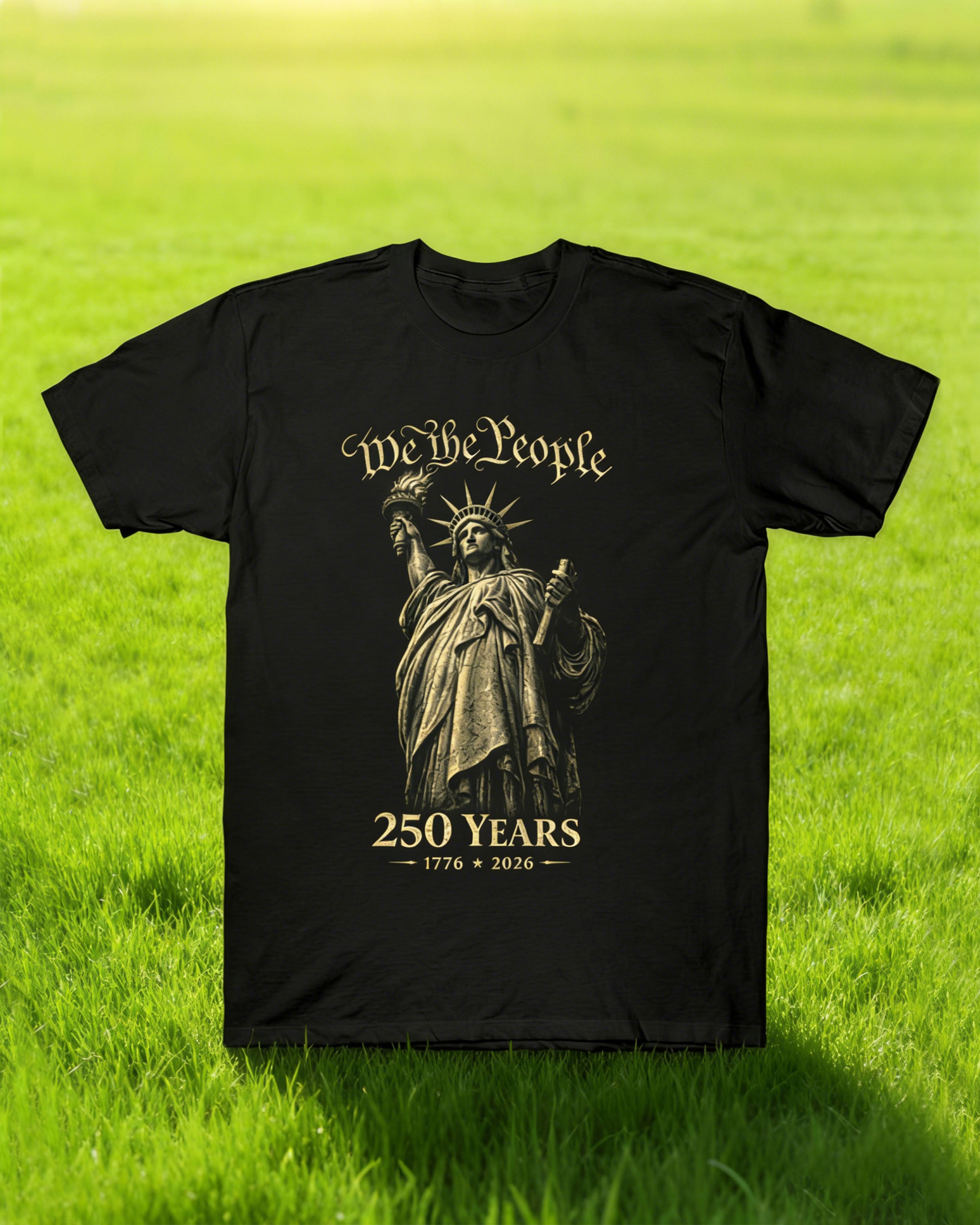 Liberty, Democracy Statue Of Liberty Graphic Print Tee
