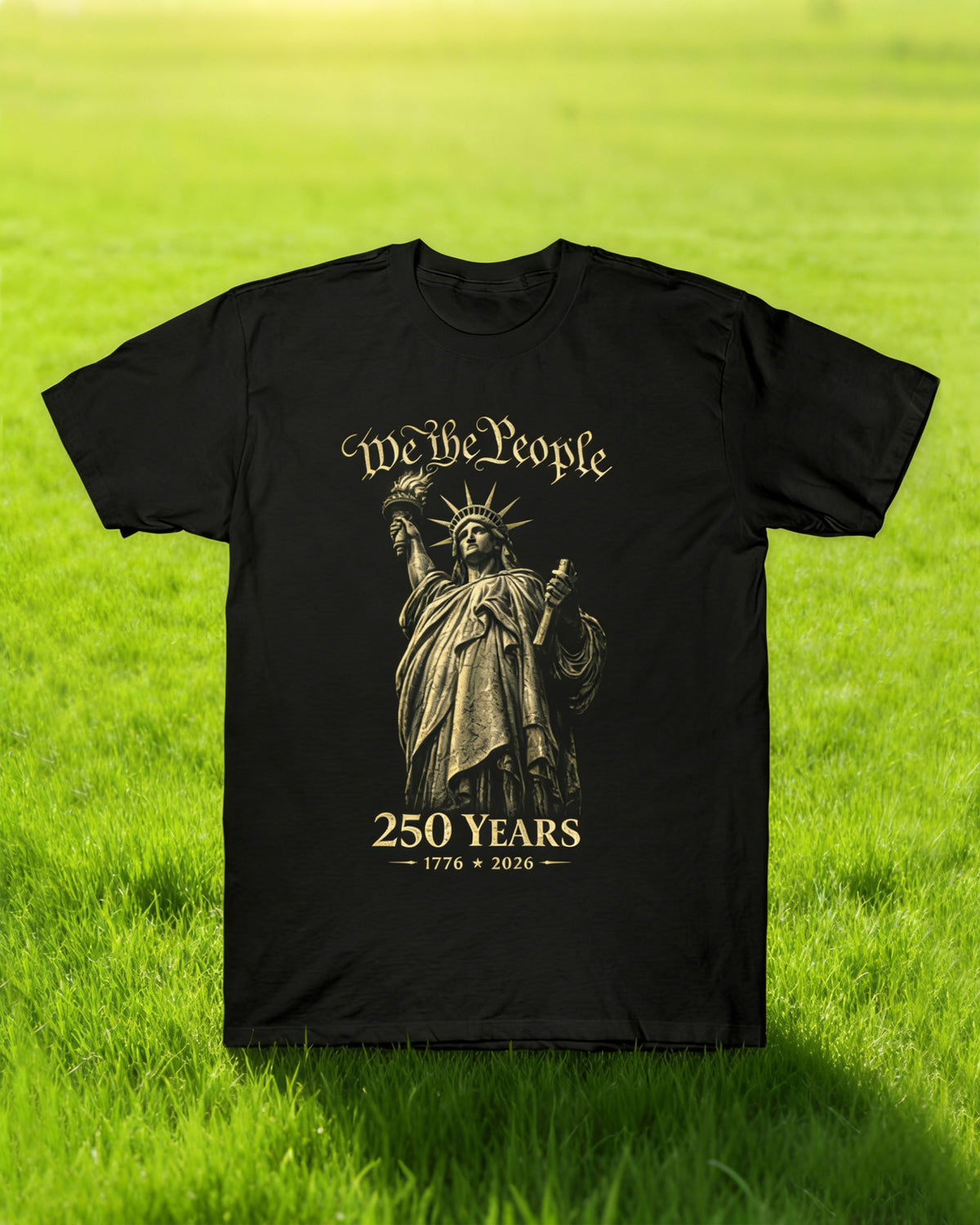 Liberty, Democracy Statue Of Liberty Graphic Print Tee