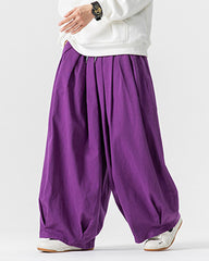 Big & Tall Men's Ultra-wide Loose Japanese Wide-leg Overalls M-5XL