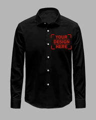 Customized Plus Size Long-sleeved Shirt (You Can Upload Pictures, Text, Logo, Etc. To Customize Your Interesting Long-sleeved Shirt)