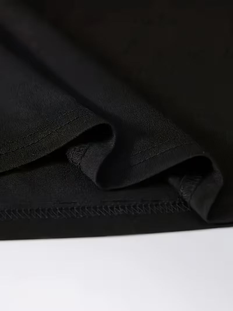 Big & Tall Men's Black Bottom Yellow 1865 Drop Print Round Neck Short Sleeve T-Shirt