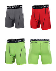 Big & Tall Men's Basketball Training Base High Elastic Quick-drying Five-point Fitness Pants S-3XL