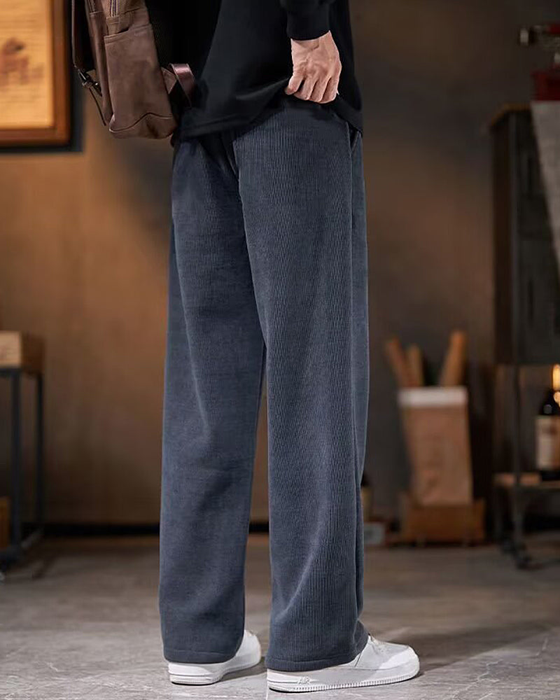 🔥Christmas 50% Off Exclusive ✨Big & Tall Men's Corduroy Straight Thickened Pants M-5XL