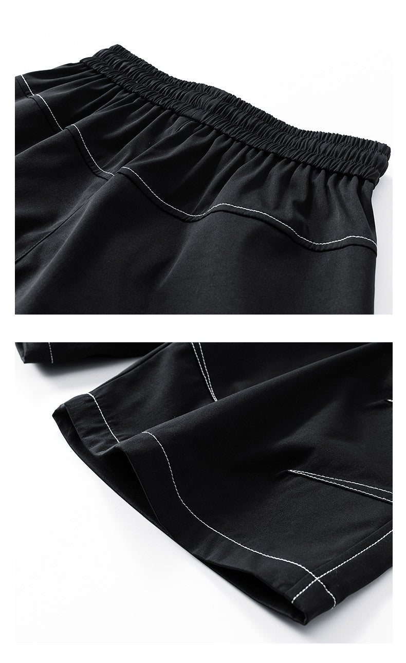 M-8XL Casual Sports Loose Wide-leg Shorts