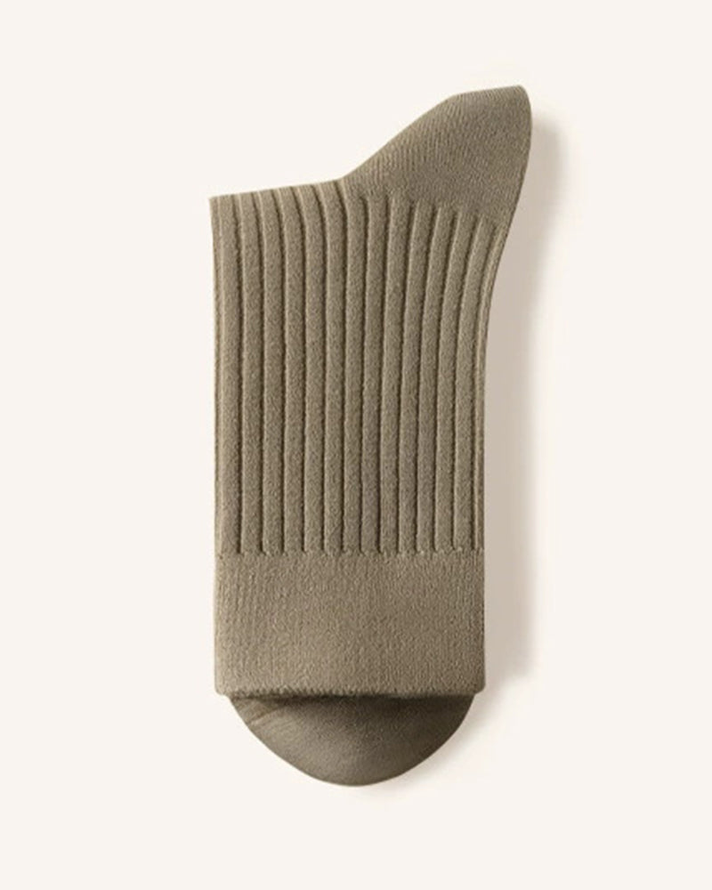 39% Merino Wool Antibacterial Deodorant Sweat Absorbing Mid-Tube Socks