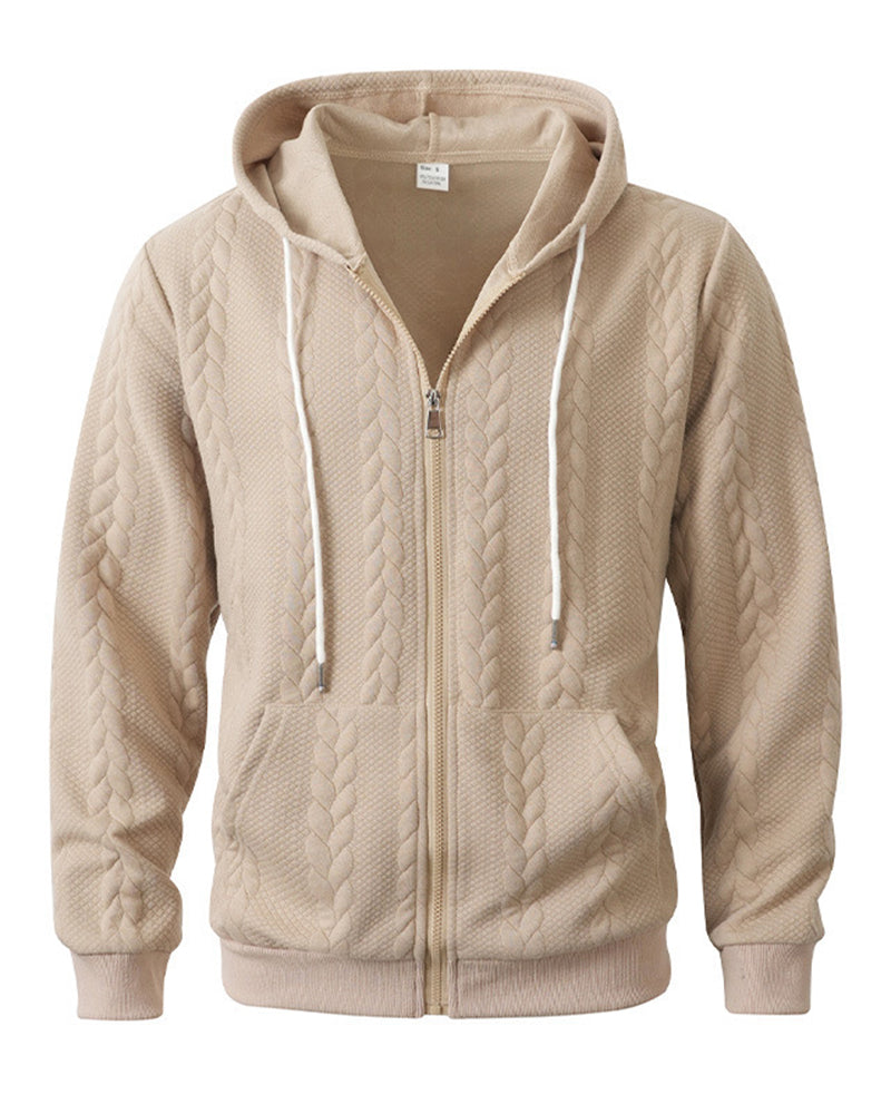 Big & Tall Men's Jacquard Hoodie Pants Set S-2XL