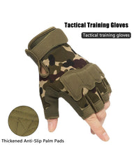 Half Finger Gloves Men's And Women's Military Fan Special Forces Camouflage Outdoor Riding Training