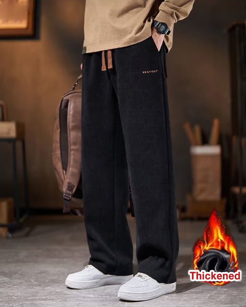 🔥Christmas 50% Off Exclusive ✨Big & Tall Men's Corduroy Straight Thickened Pants M-5XL
