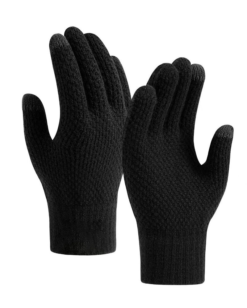 Autumn And Winter Outdoor Pullover Cap Scarf Gloves Thickened Warm Suit