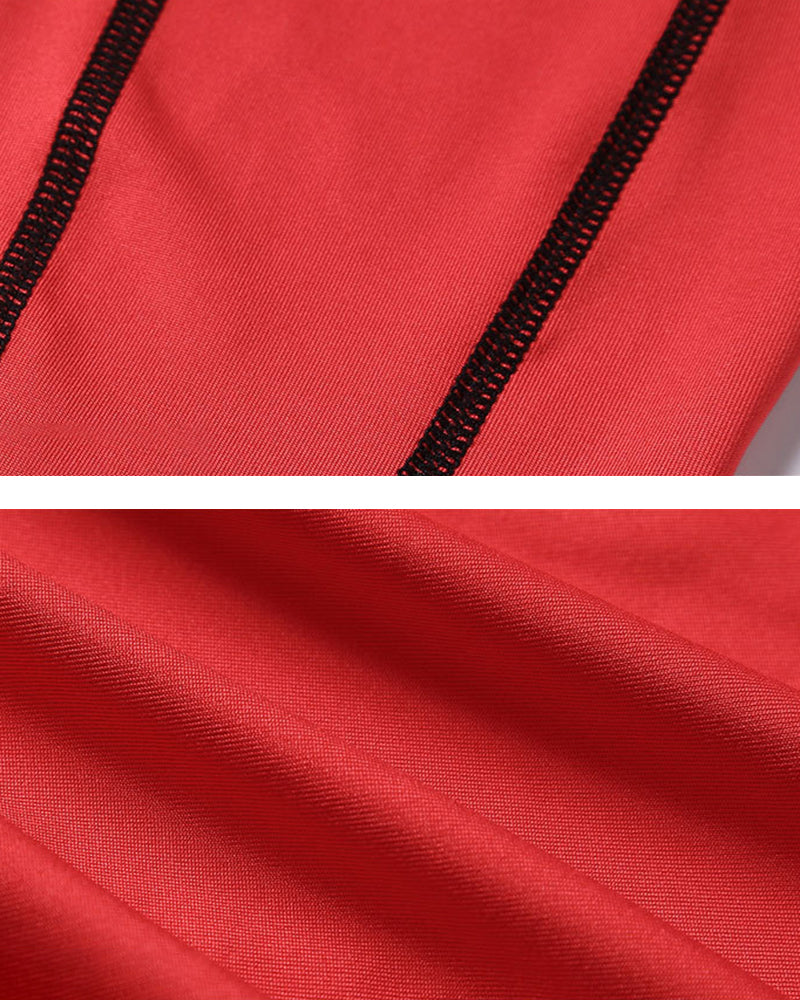 Big & Tall Men's Basketball Training Base High Elastic Quick-drying Five-point Fitness Pants S-3XL