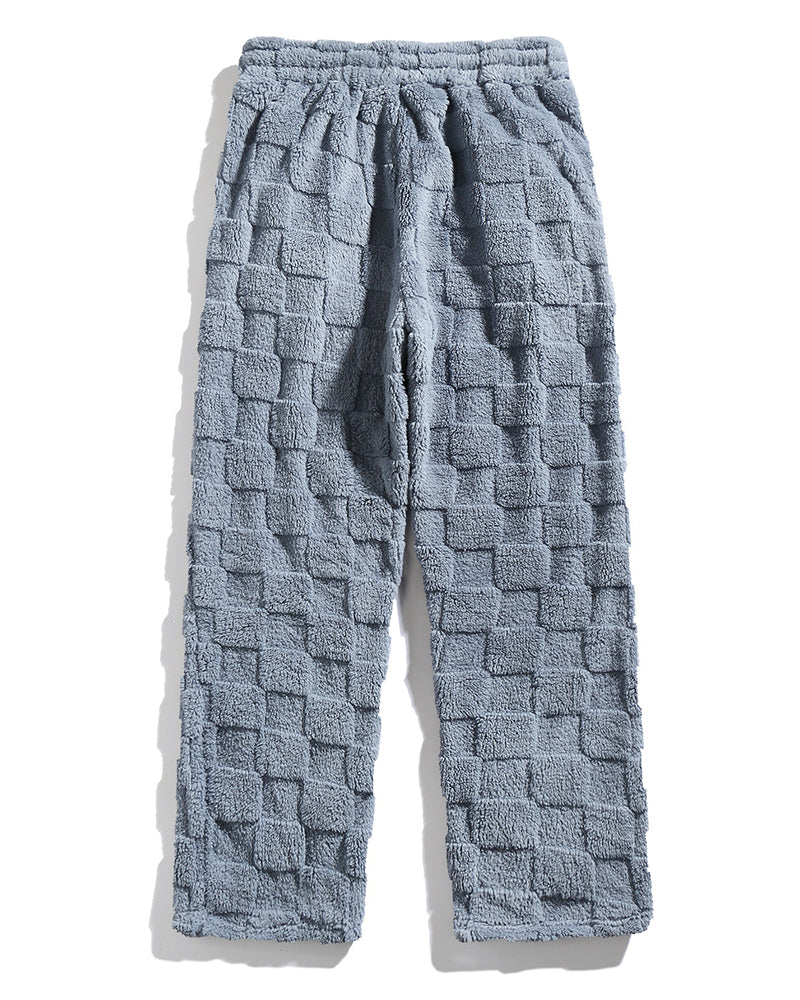 Big & Tall Men's Mao Mao Square Warm Straight Pants S-3XL