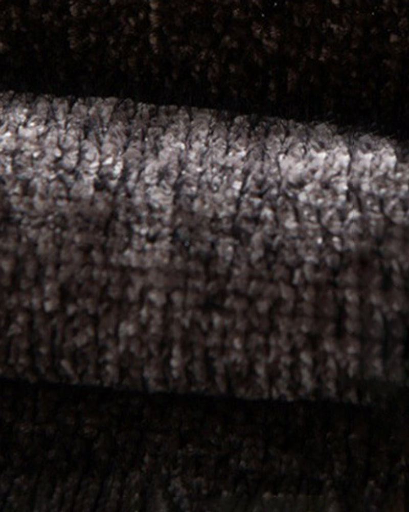 Big & Tall Men's Chenille One-piece Velvet Crew Neck Padded Sweater L-4XL