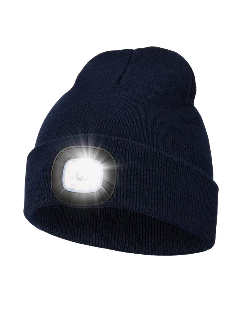 Rechargeable LED Lamp Removable And Washable Outdoor Knitted Hat
