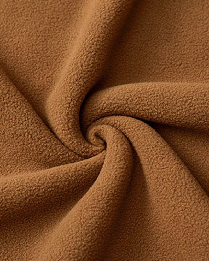 Big & Tall Men's Casual Lambskin Thickened Hooded Jacket Coat M-5XL